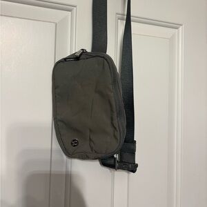 Lululemon belt bag gray sage